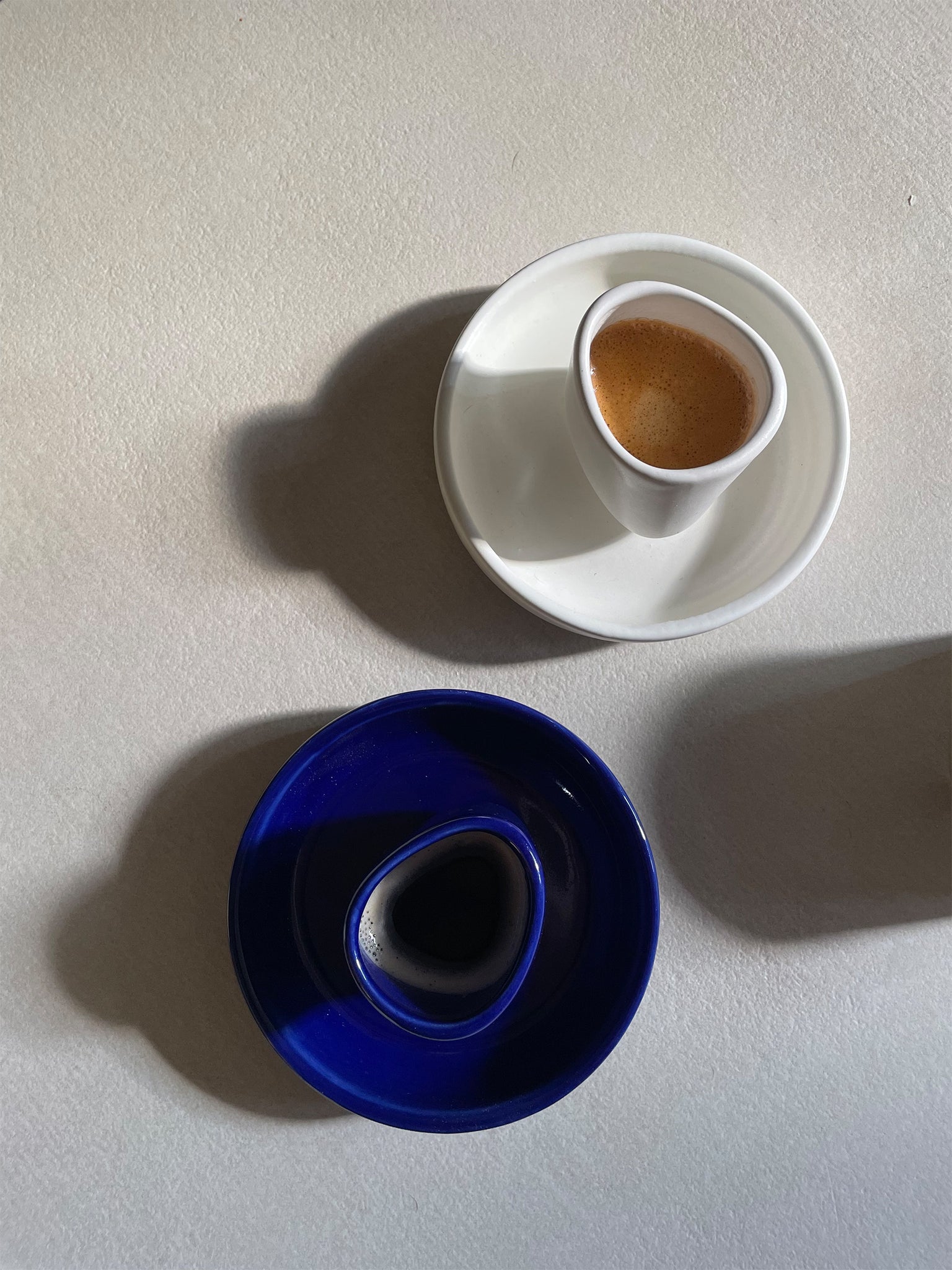 COFFEE SET BLUE