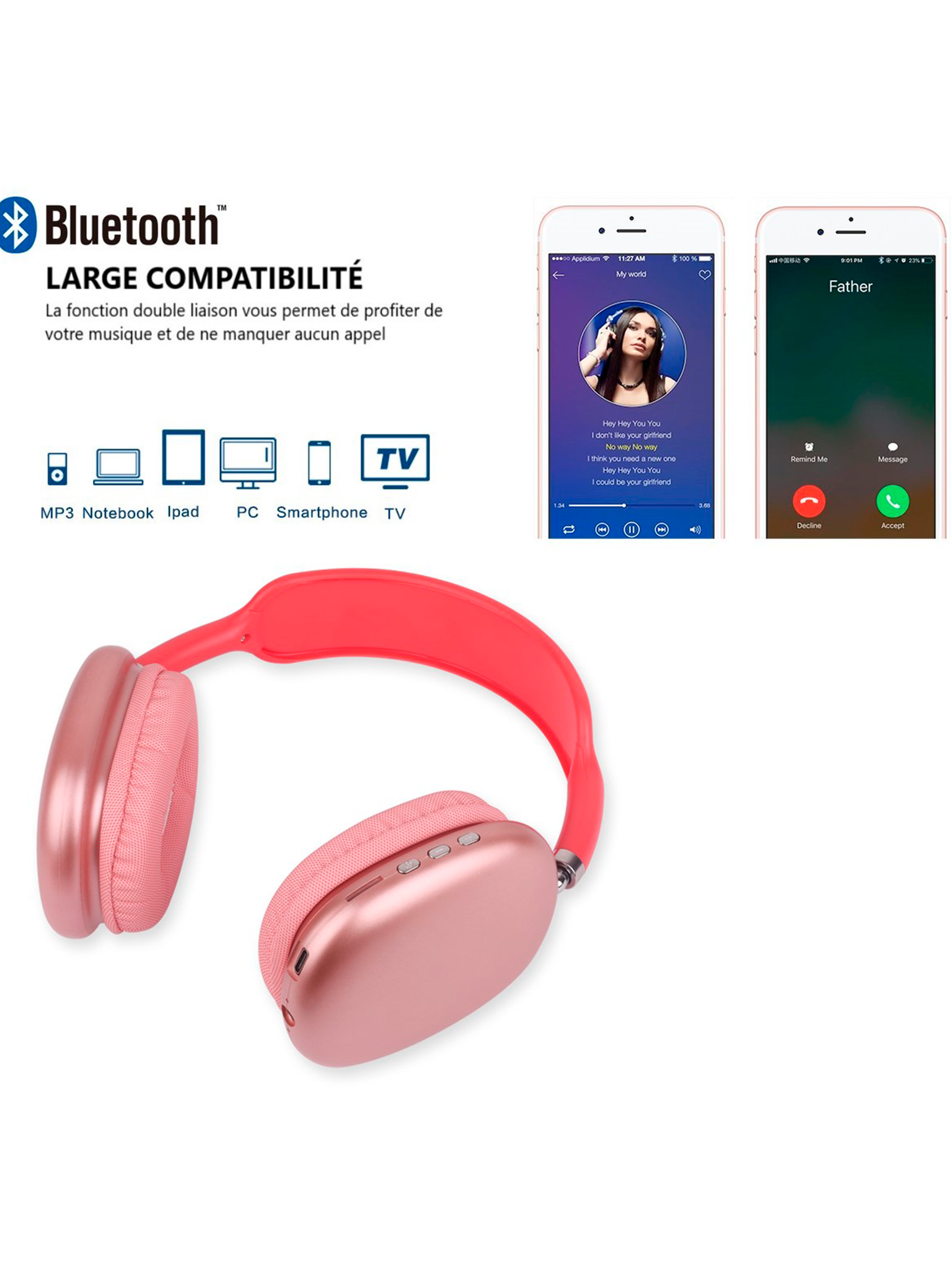 AURICOLARE SENZA FILI BLUETOOTH