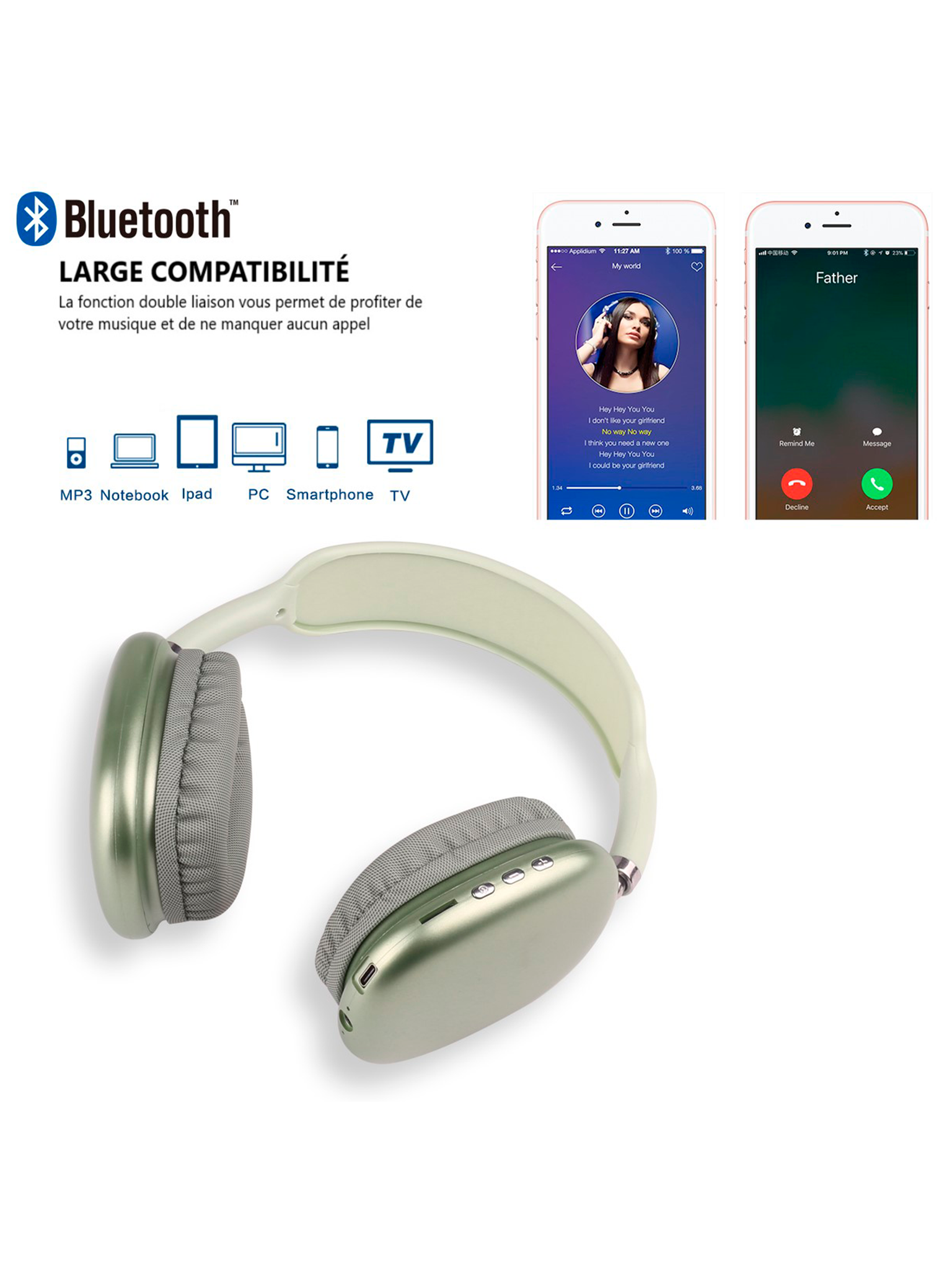 AURICOLARE SENZA FILI BLUETOOTH