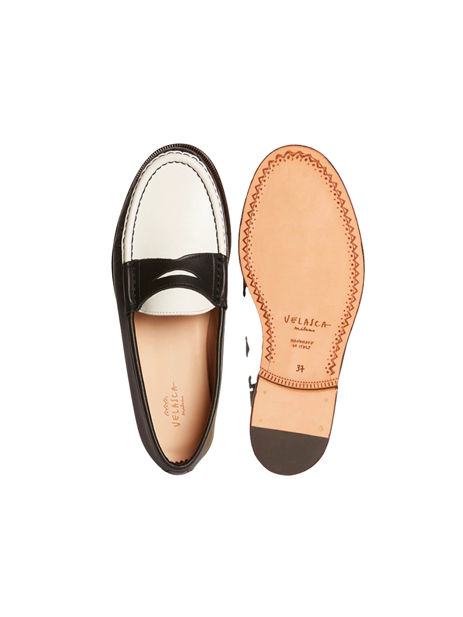 Penny loafers	Canoccial	Black & White
