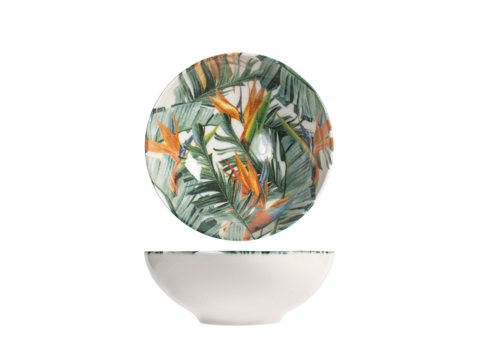 Set 6 Coppette Exotic In New Bone China Assortite Cm14
