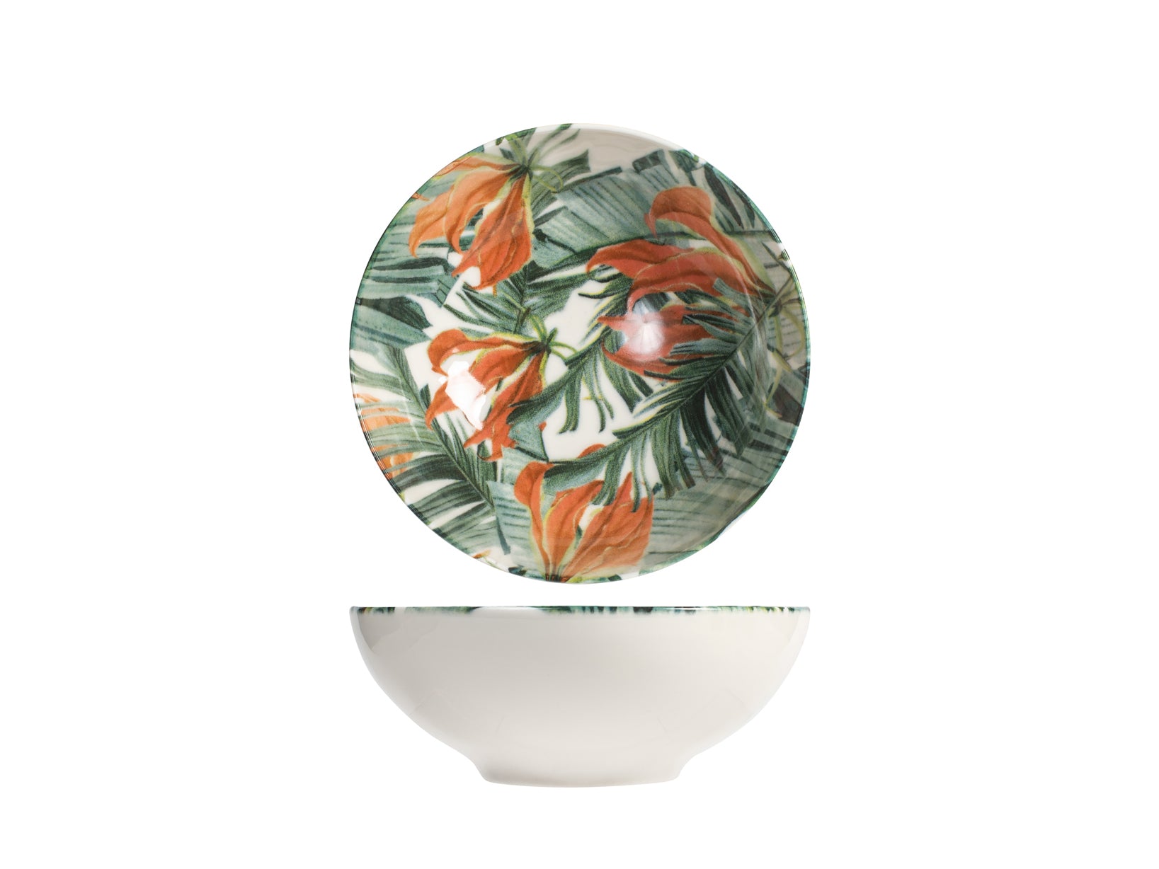 Set 6 Coppette Exotic In New Bone China Assortite Cm14