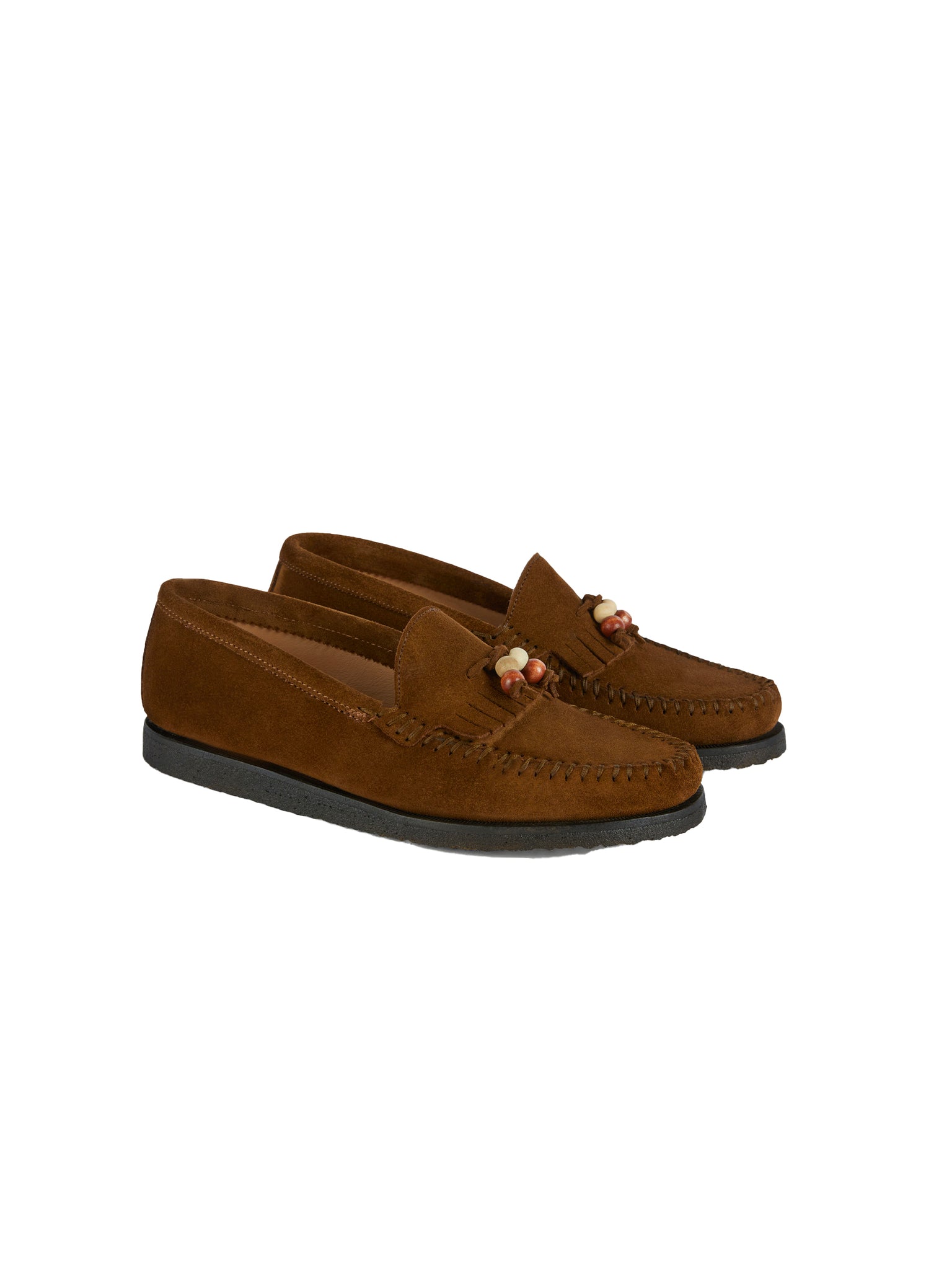 Penny loafers	Balabiott	Brown suede calf leather