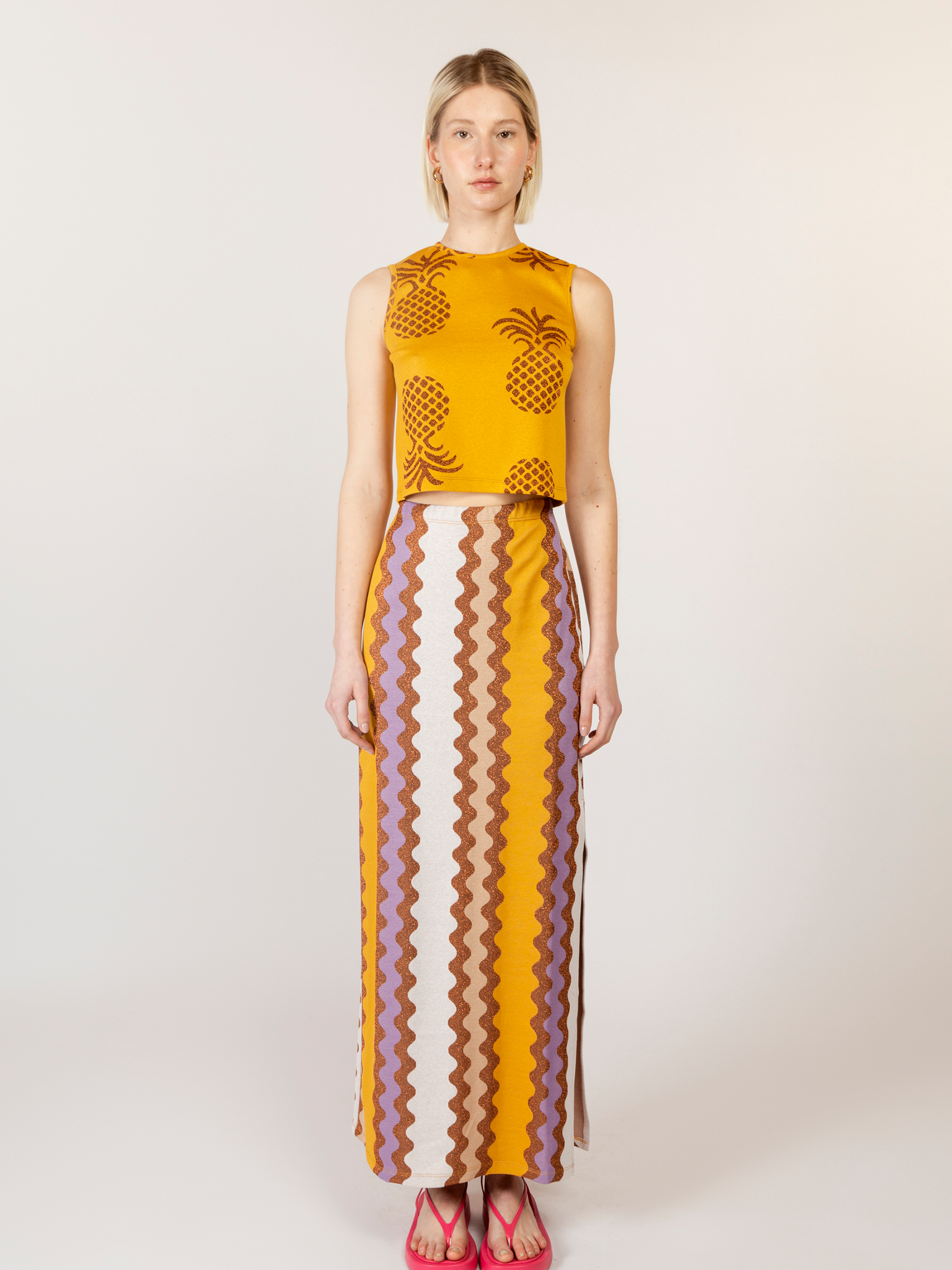 GALLES ONDE BEIGE/GIALLO