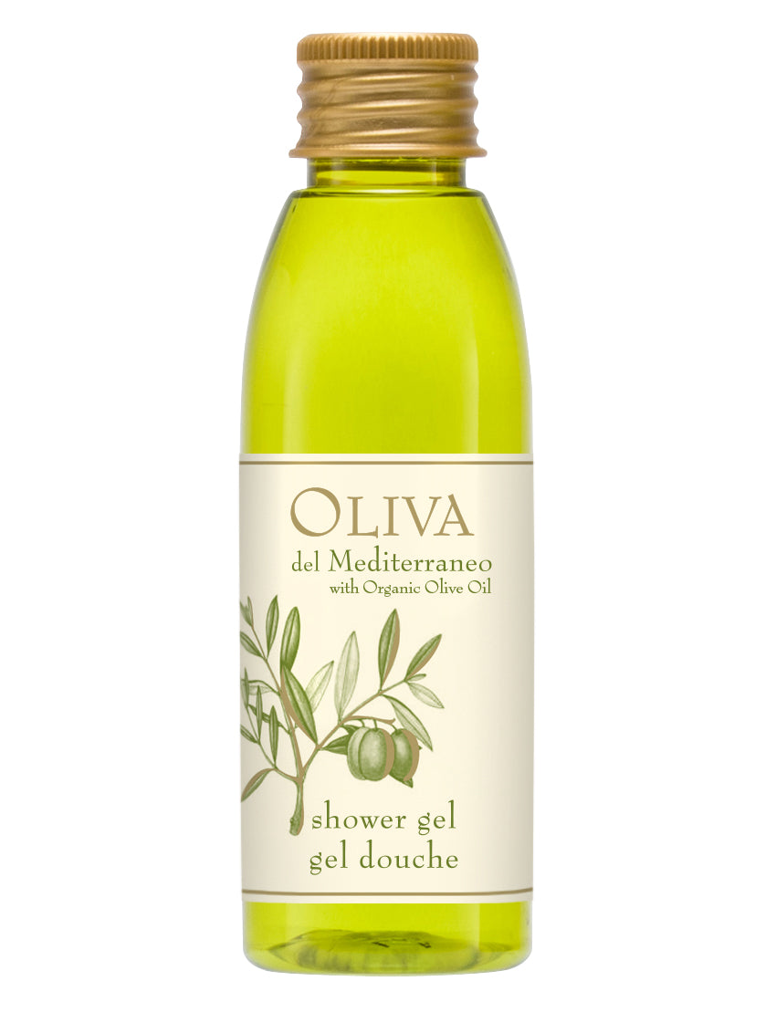 All in One Kit -Oliva del Mediterraneo shower gel 60ml, body lotion  60ml, conditioning shampoo 60ml, soap 15g, hair & body wash 300 ml
