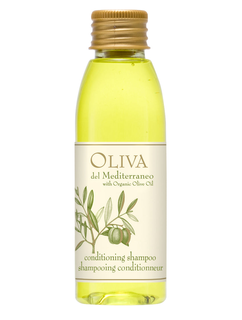 Essential Kit -Oliva del Mediterraneo Soap 15g, body lotion 60ml, shampoo 60 ml, conditioner 30 ml, shower gel 60ml