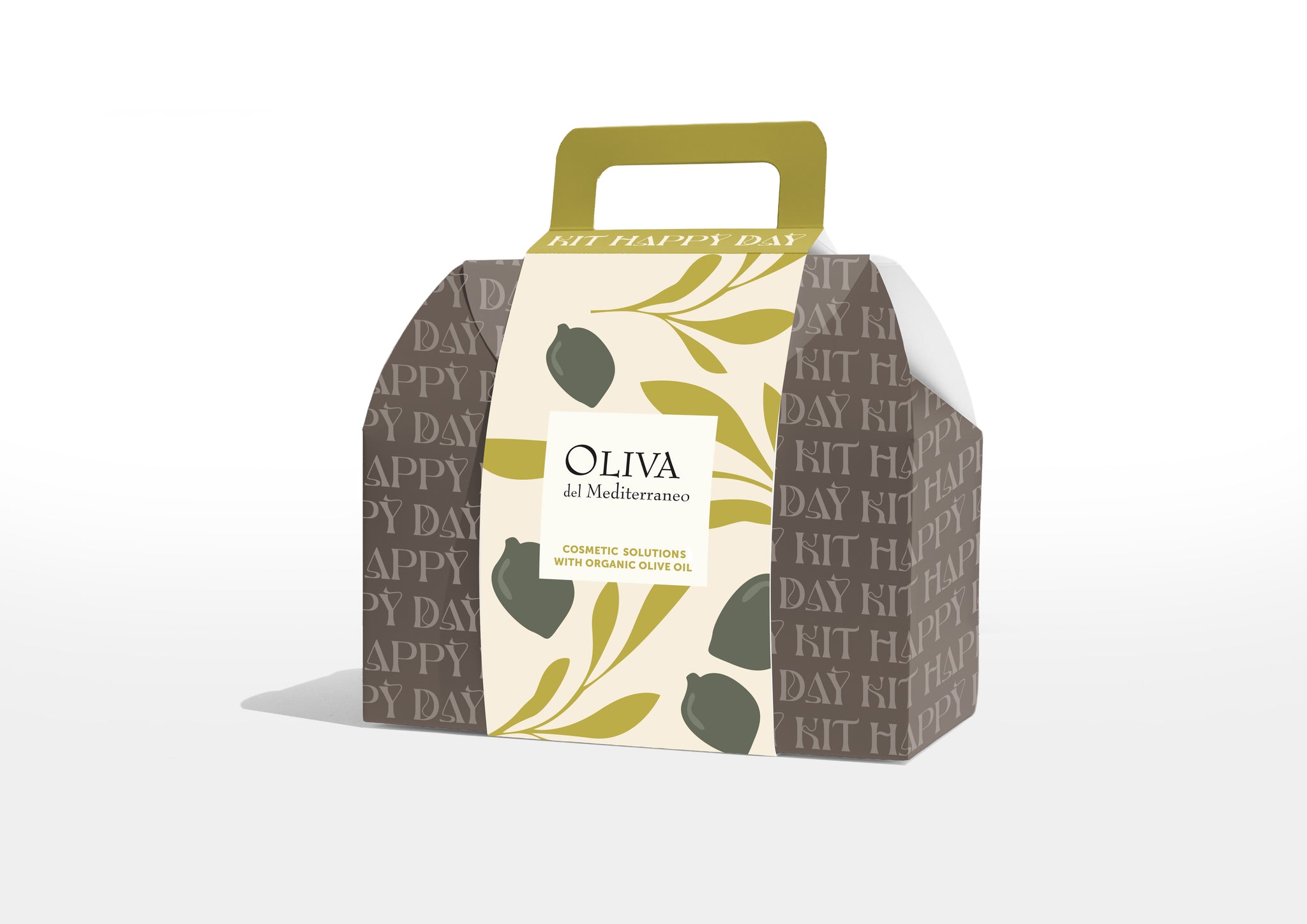 Happy Day Kit -Oliva del Mediterraneo hair & body wash 300ml, body lotion 300ml, conditioning shampoo 60ml, hair conditioner 30ml, soap 15g