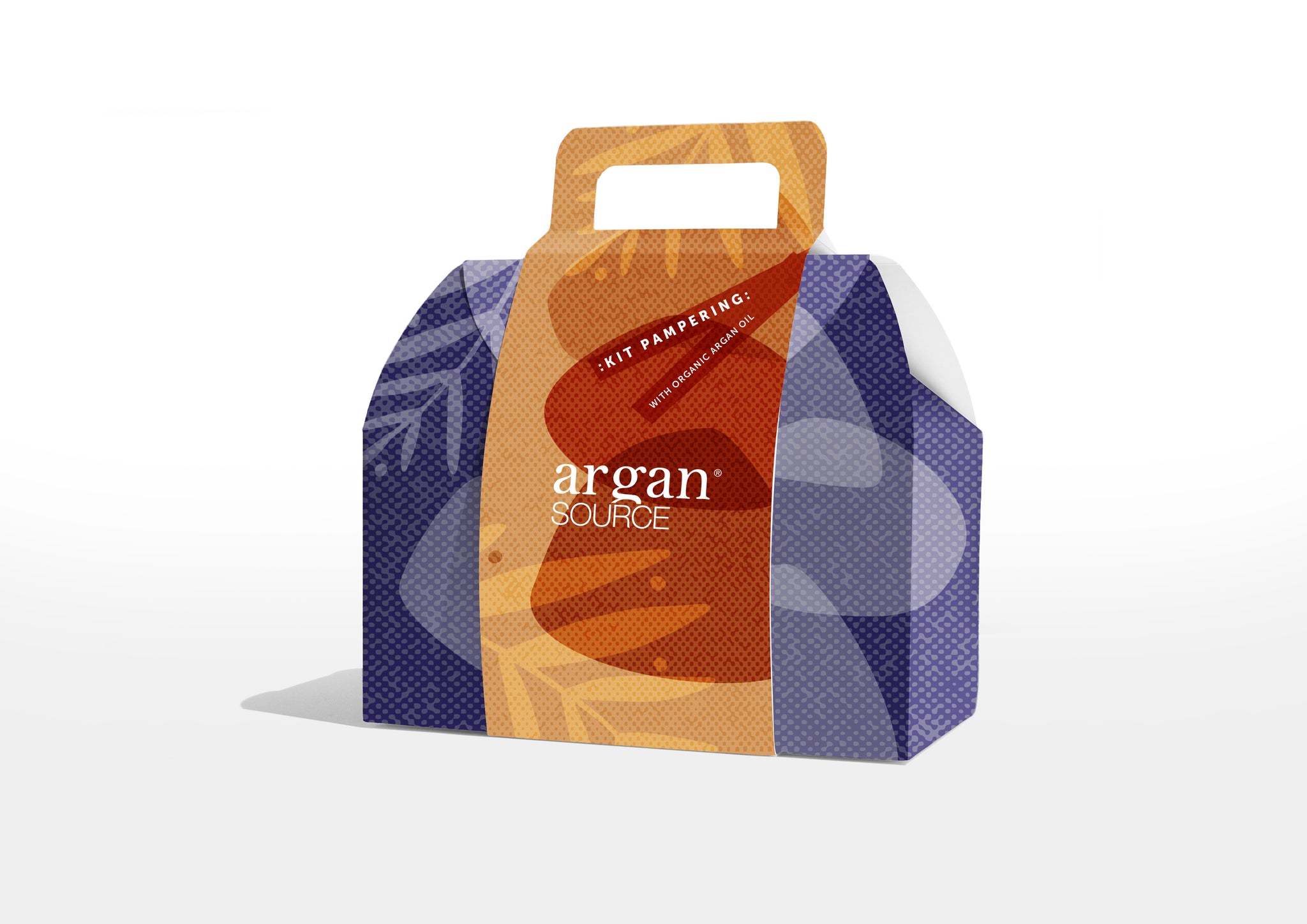 Pampering Kit - Argan body lotion 300ml, hair & body wash 30ml, body lotion 30ml, hair conditioner  30ml, shampoo balm 30ml, soap 15g