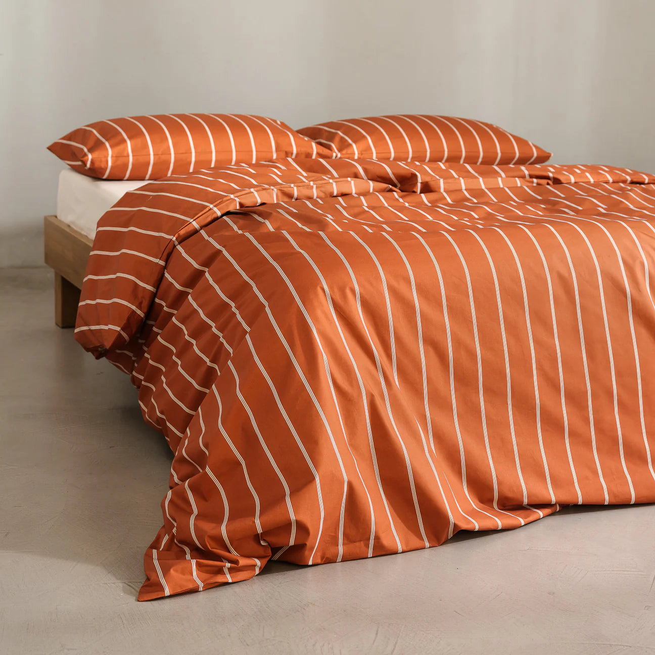 Federe Terracotta crema Percalle