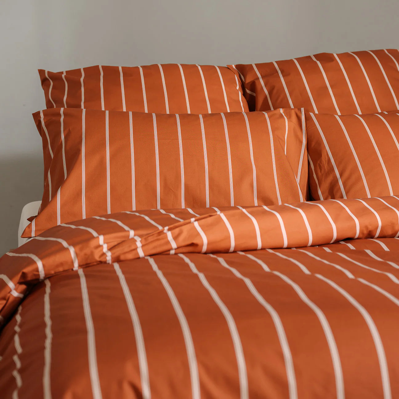 Federe Terracotta crema Percalle