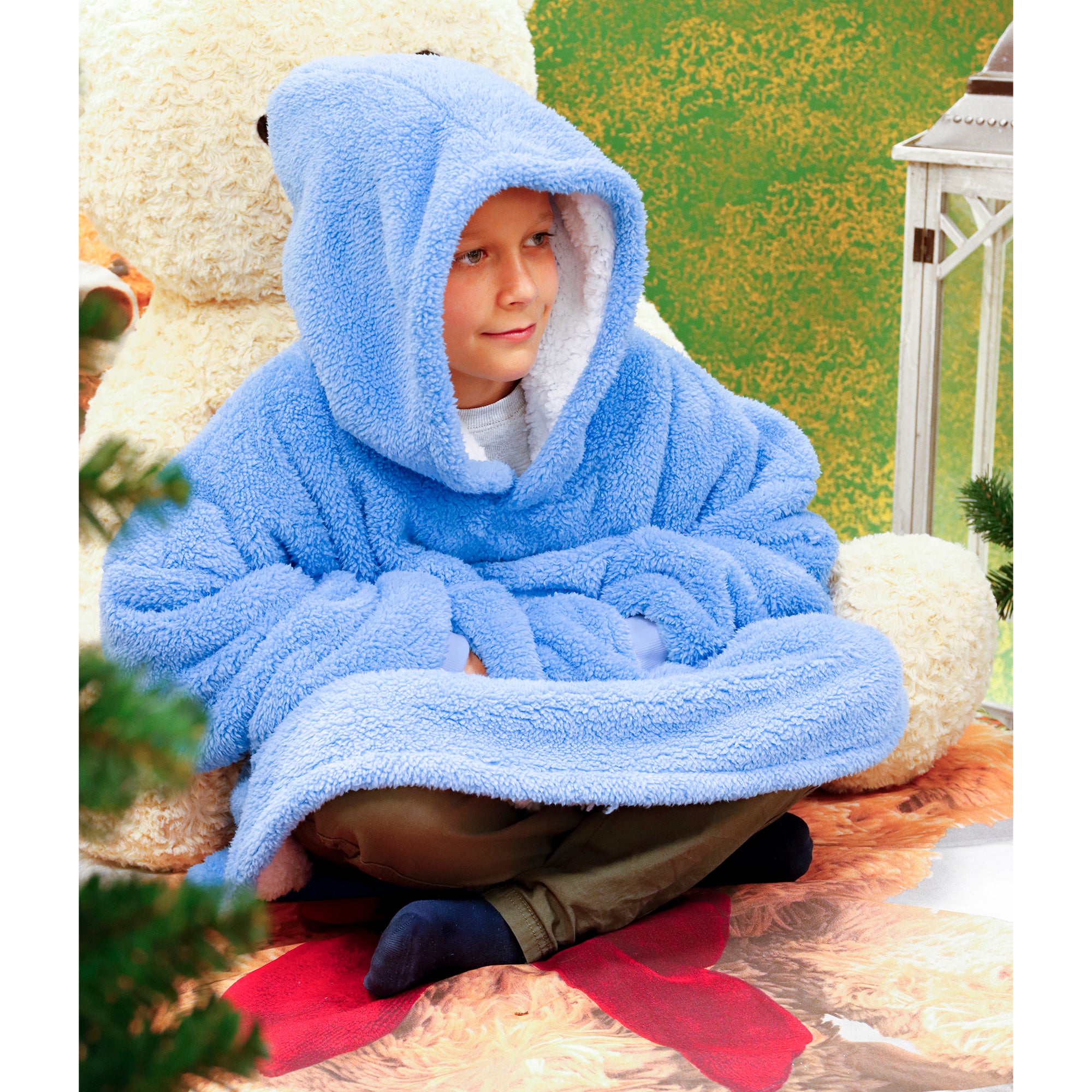 Felpone Bimbo Midlands Azzurro