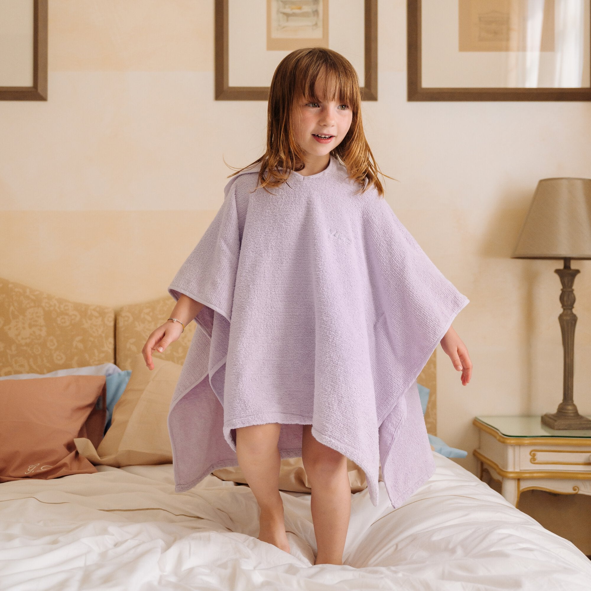 Poncho Linea classica Lavanda