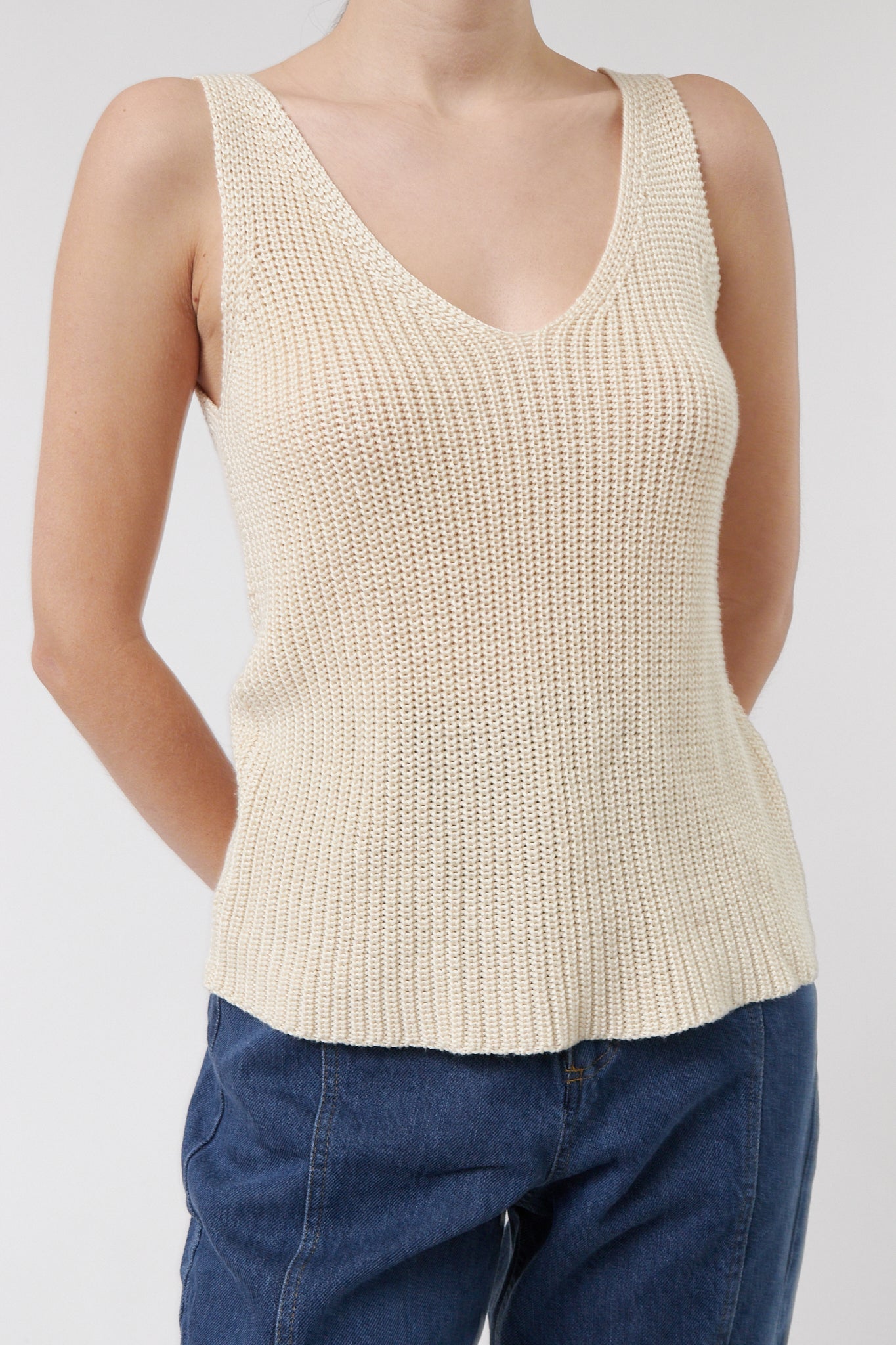 Top in crema Sombra