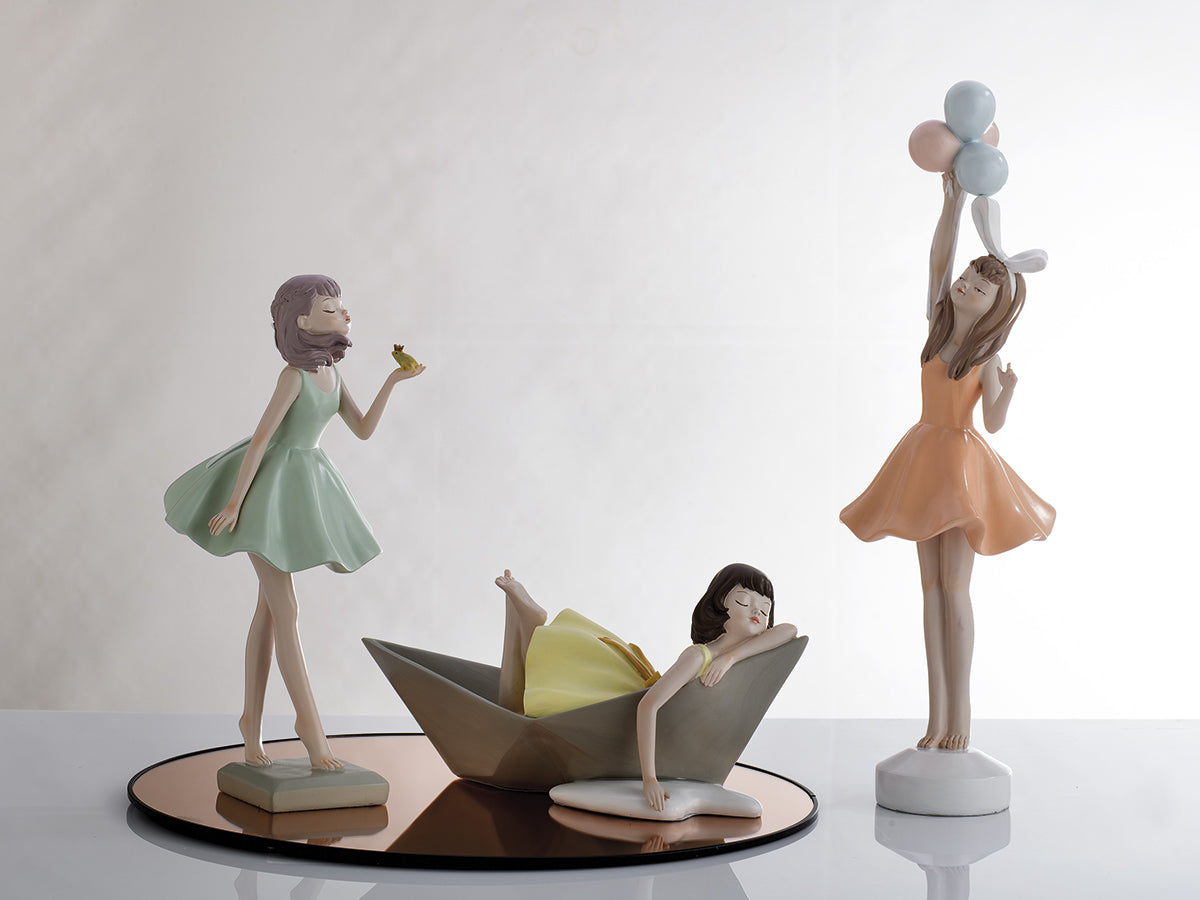 Scultura poliresina Fresia Dolls 82228 cm 30,2x12,5x14,5