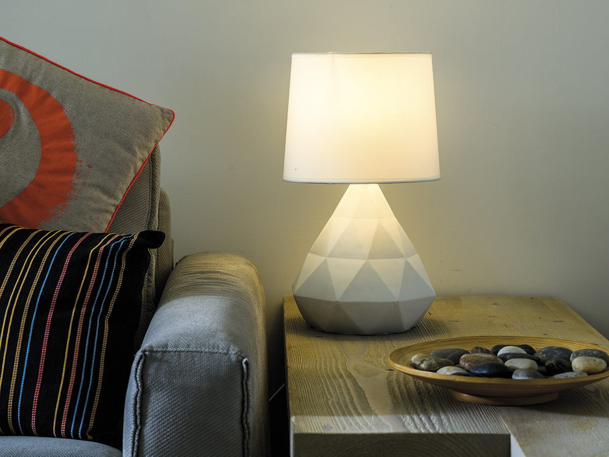 Lampada bianca Zagara 84666 23.5x23.5x49.5