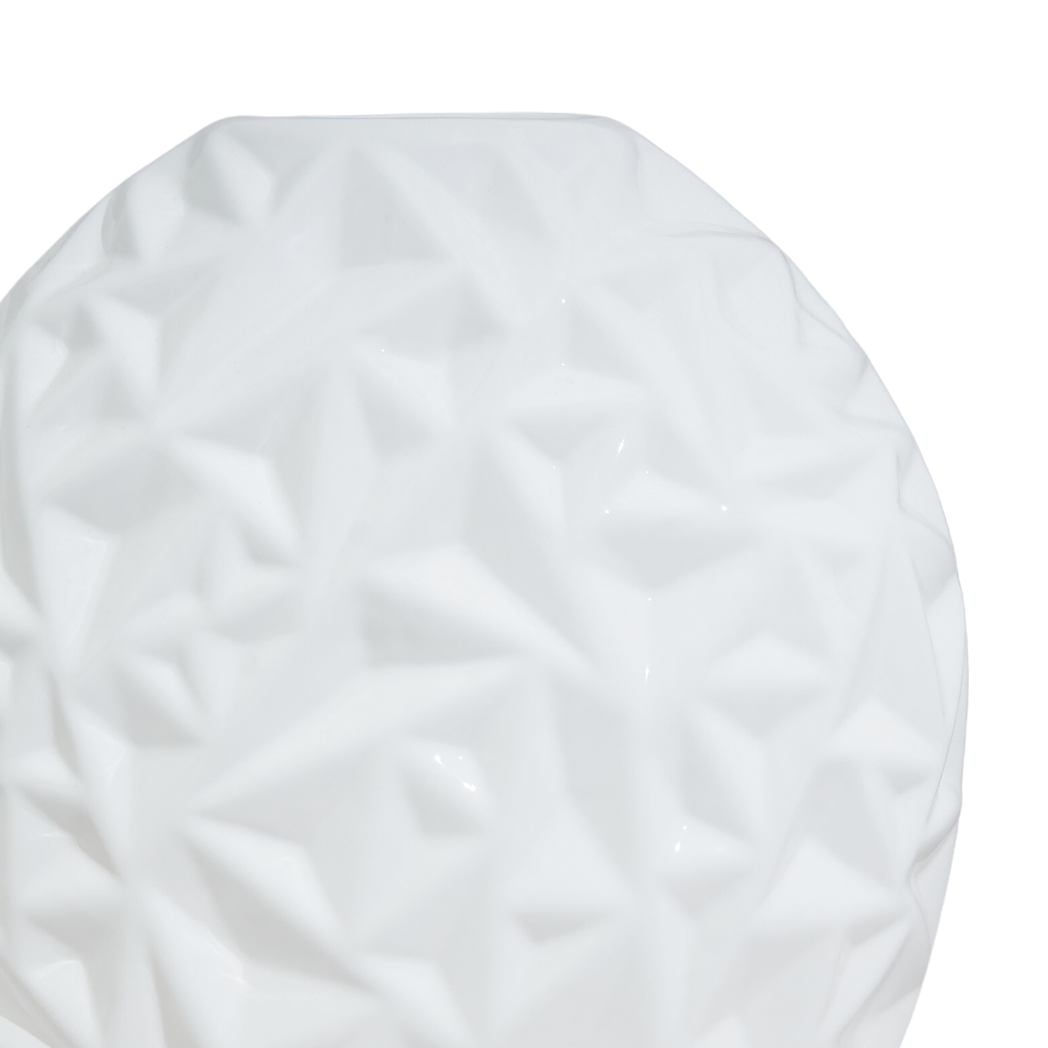 Vaso tondo alto bianco Eolie 2834