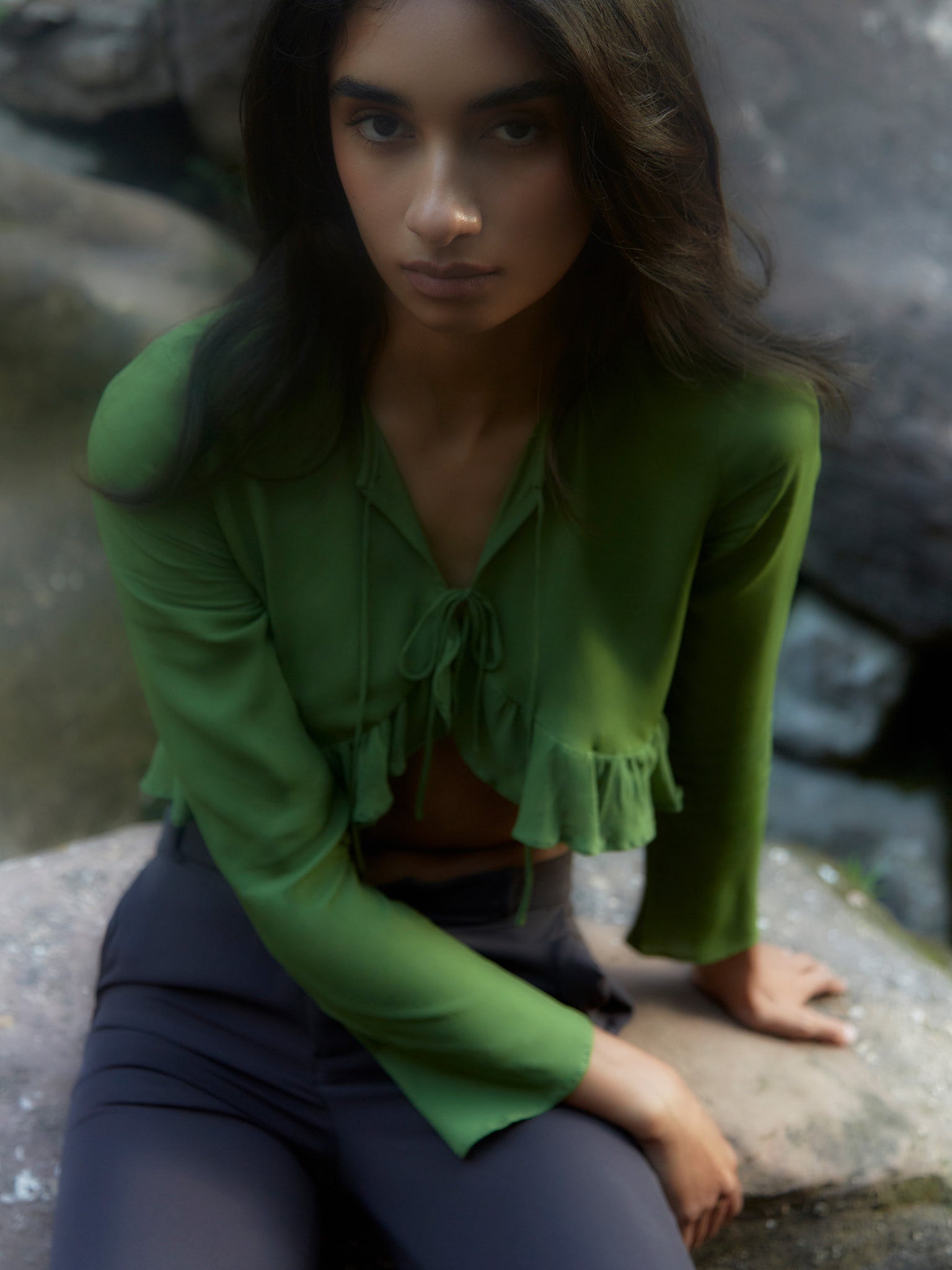 Leaf blouse - Carmen Says