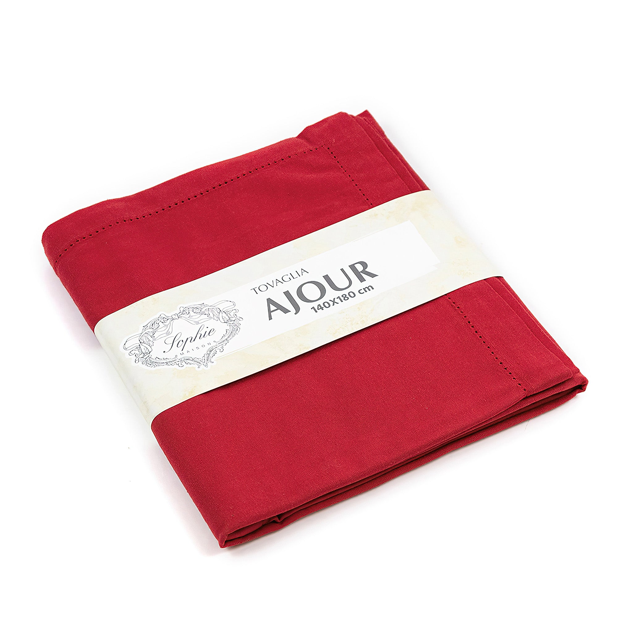 TOVAGLIA AJOUR  T.U. ROSSO