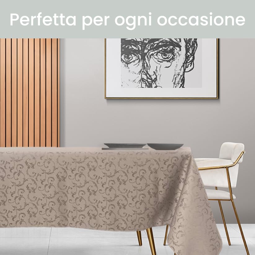 TOVAGLIA ANTIMACCHIA JACQUARD QUEEN  TORTORA