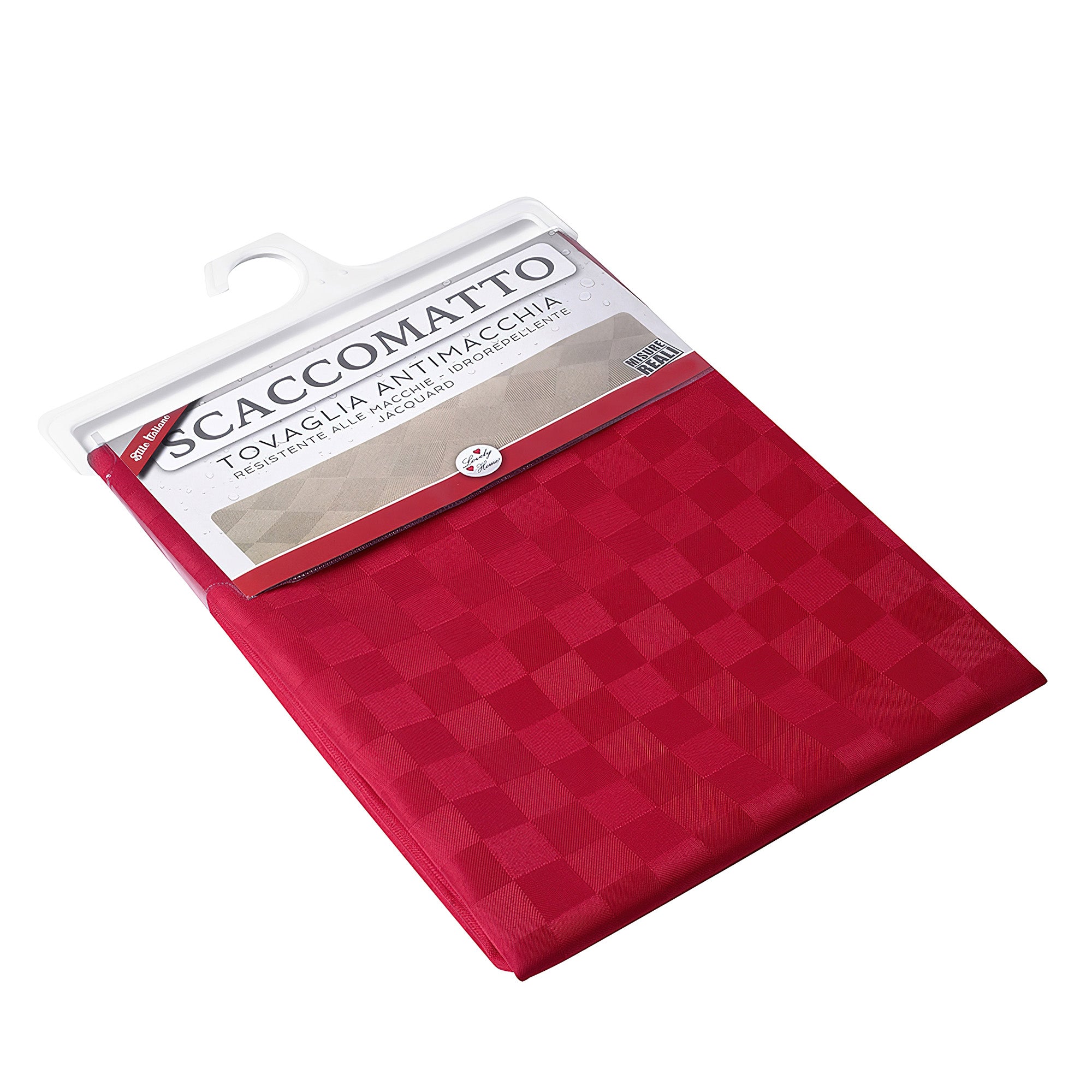 TOVAGLIA ANTIMACCHIA JACQUARD SCACCO RD 160 BORD