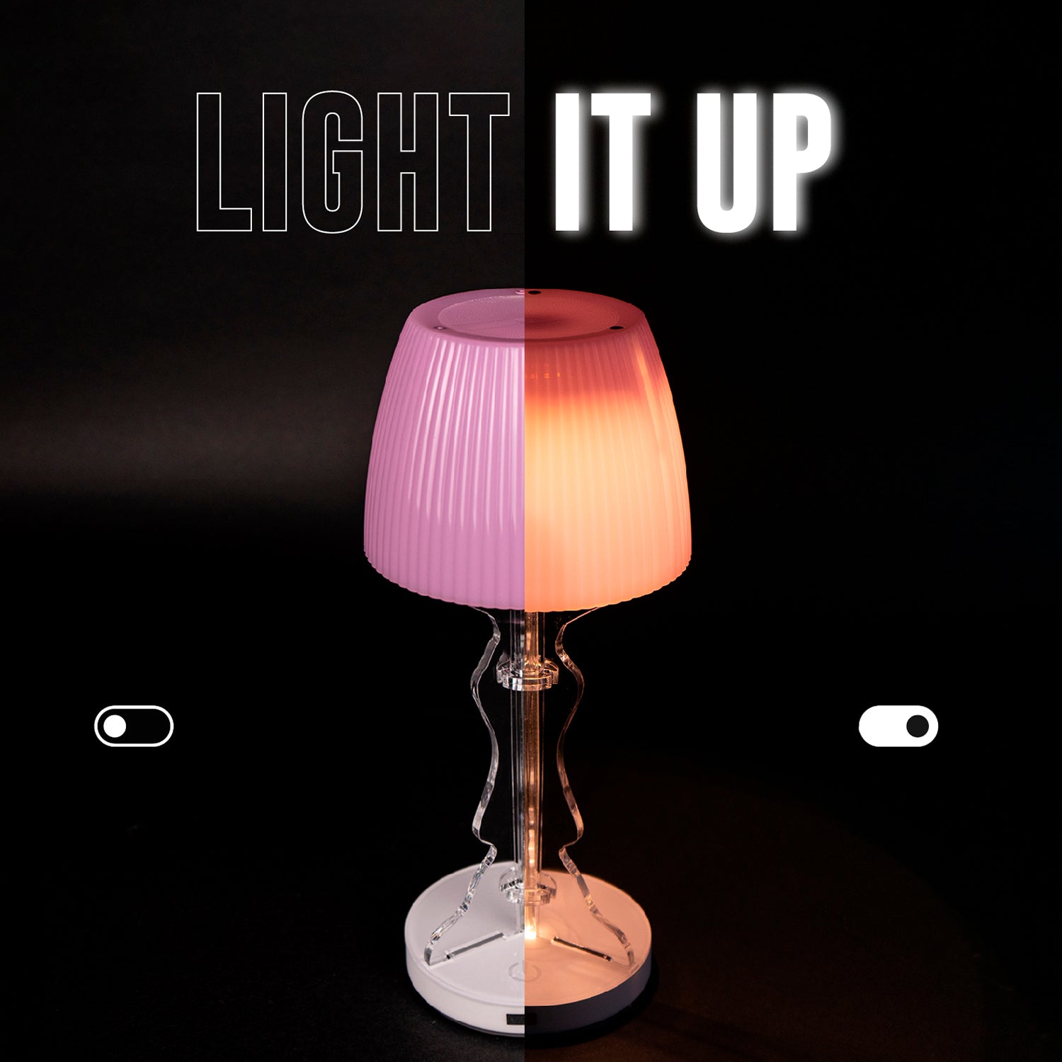 Lampada Piccola Lady Led Rosa