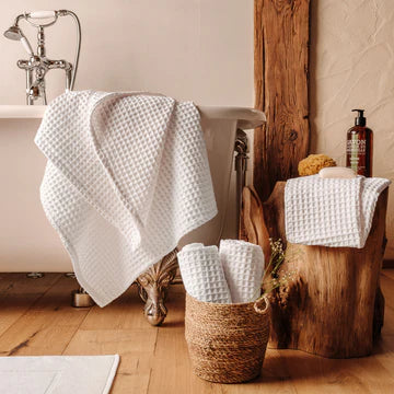 All-in Cotone A Nido d'Ape - Bianco