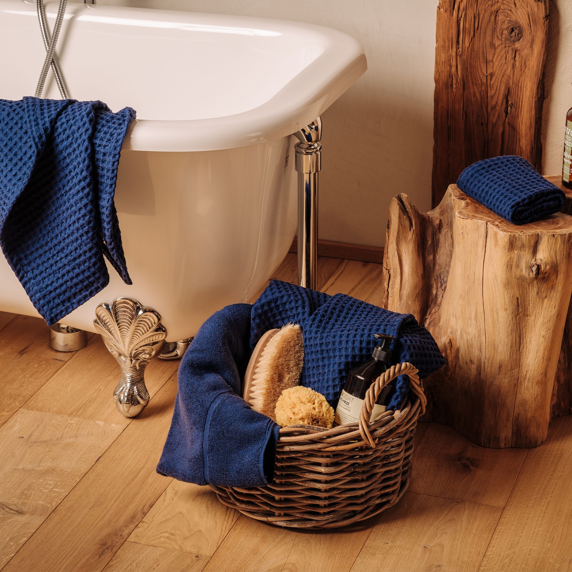 All-in Linea nido d'ape Blu notte