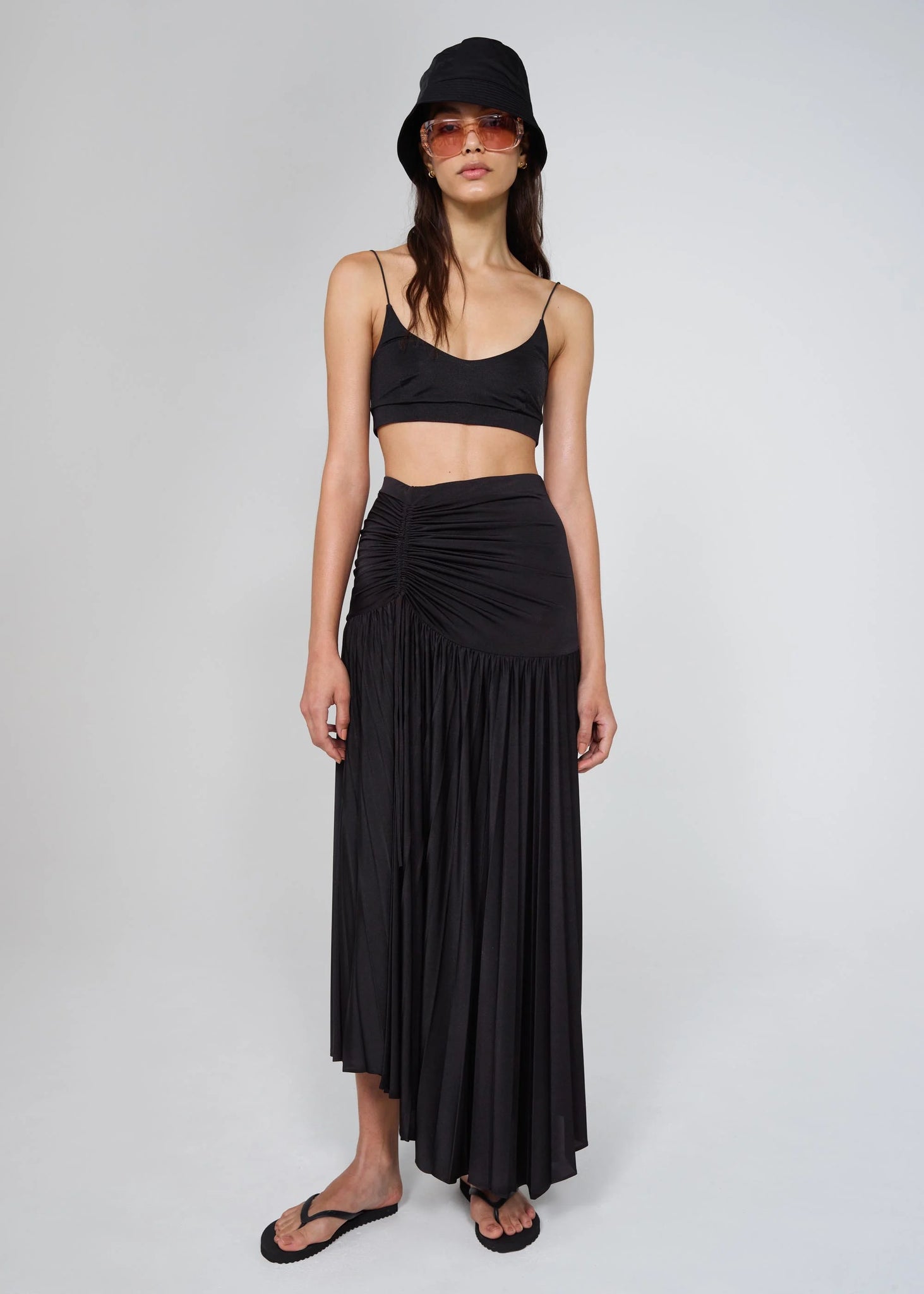 Reggiseno a triangolo in jersey - Nero