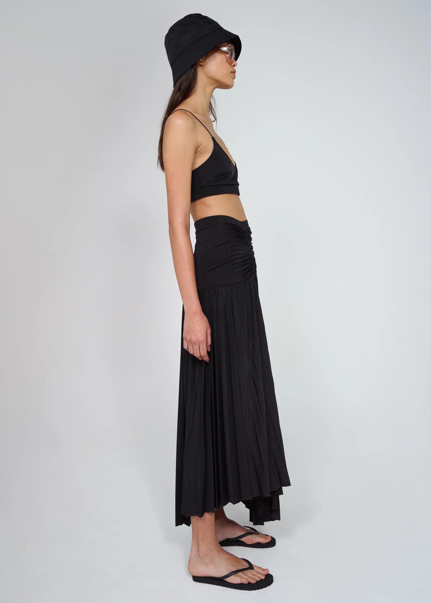 Reggiseno a triangolo in jersey - Nero