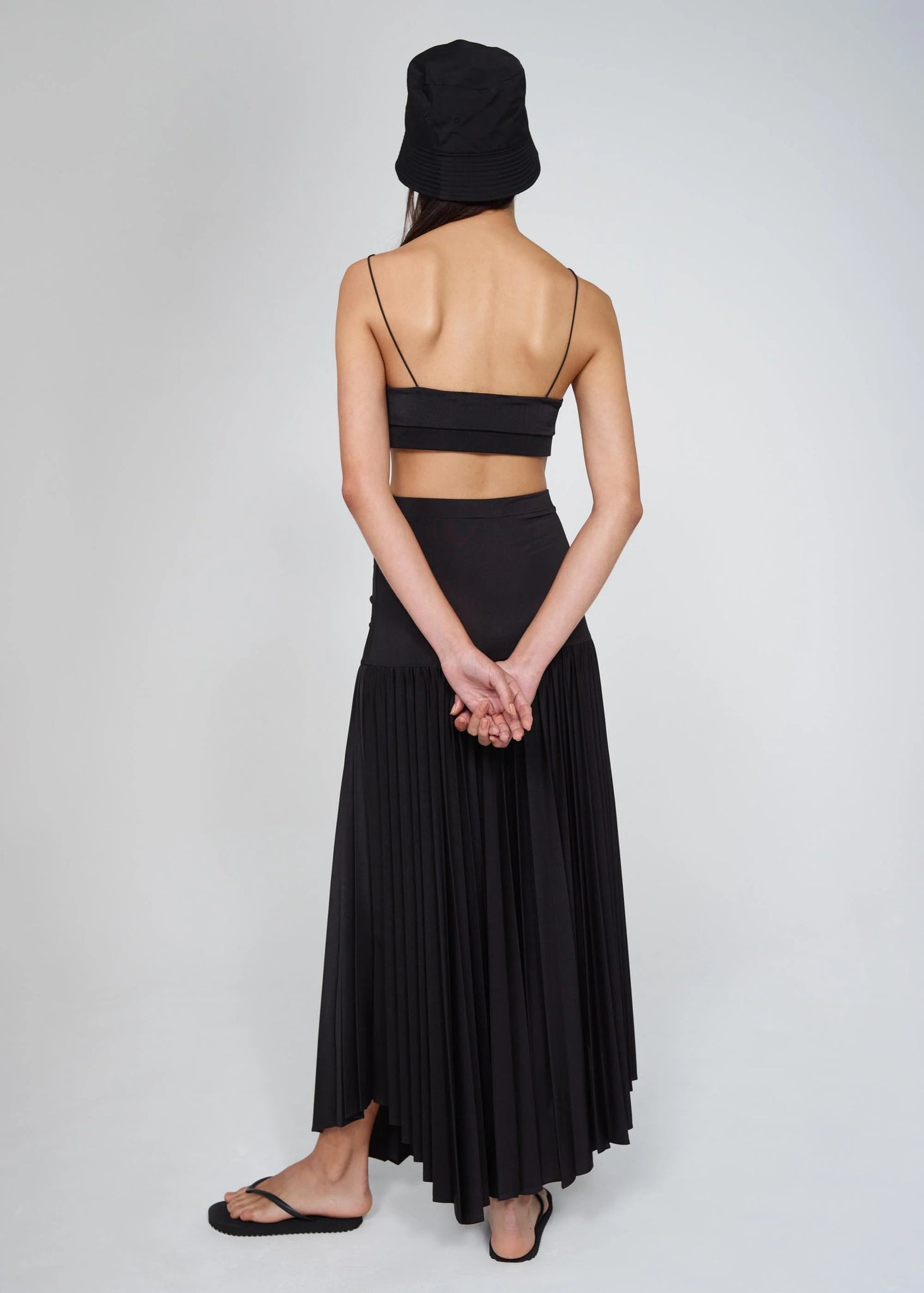 Reggiseno a triangolo in jersey - Nero