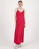 Luisa Solid Camisole Dres  - Red