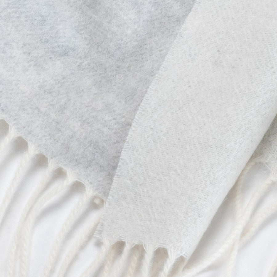 Sciarpa  "Biella Frange"colore marmo