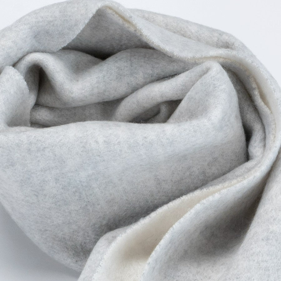 Sciarpa  "Biella Frange"colore marmo