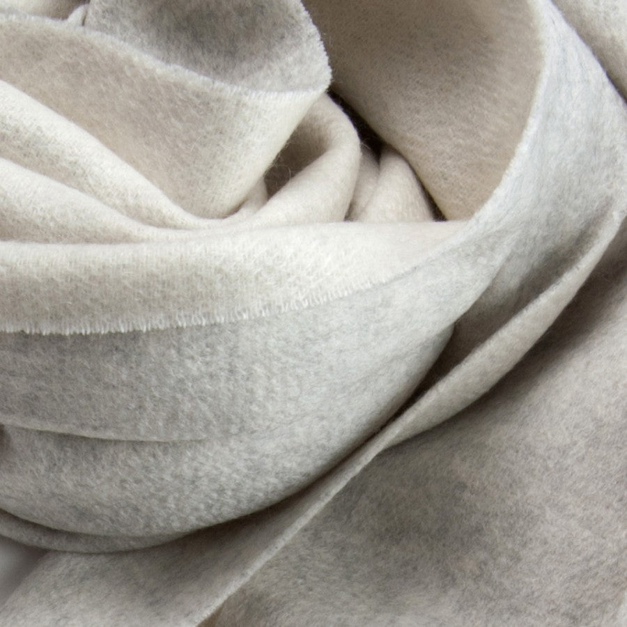 Sciarpa  "Biella Frange"colore marmo