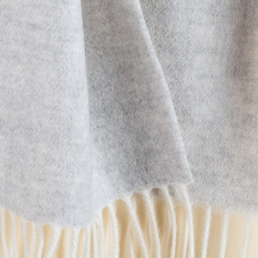 Sciarpa  "Biella Frange"colore marmo