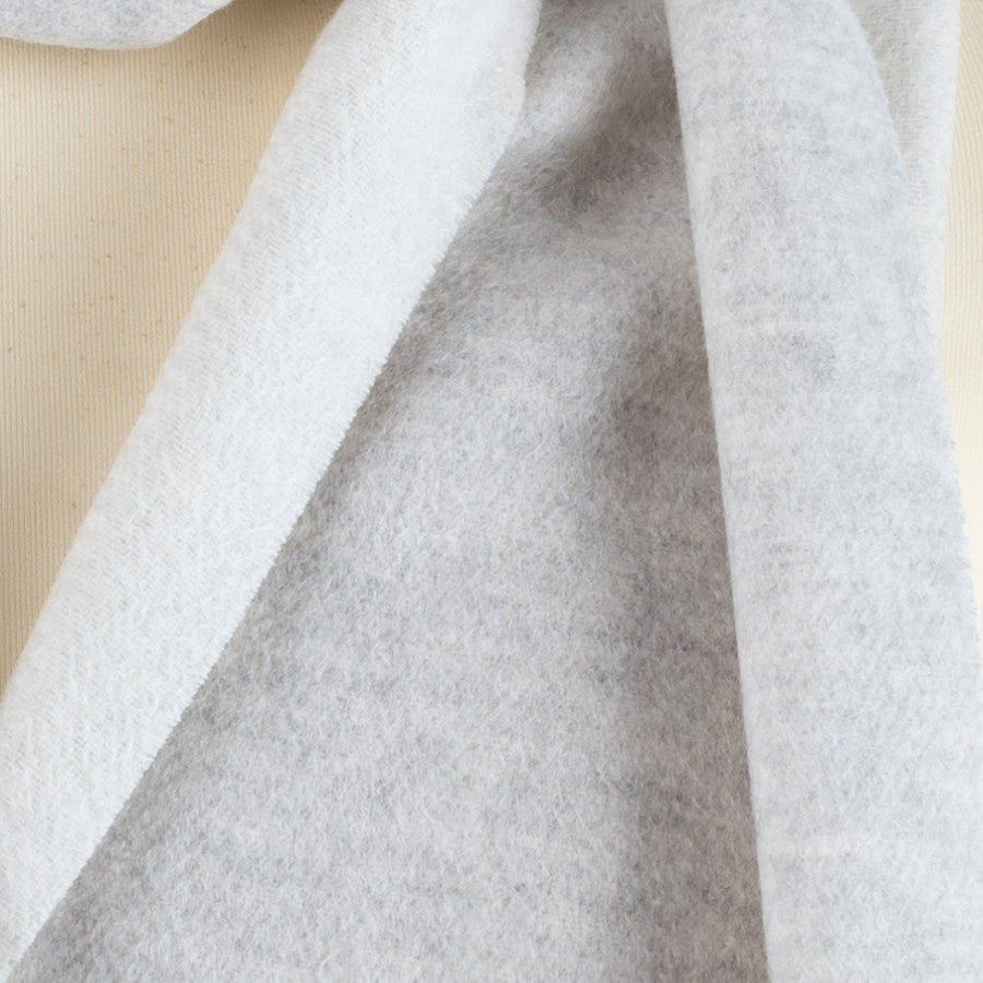 Sciarpa  "Biella Frange"colore marmo