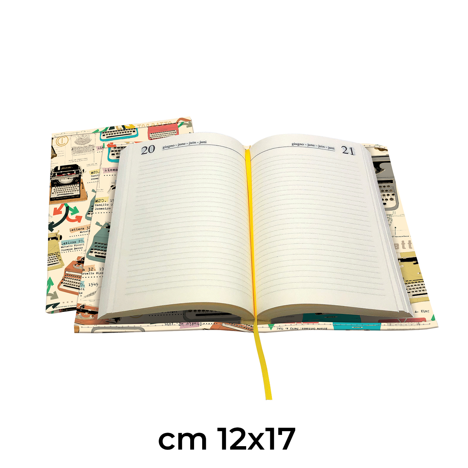 Agenda perpetua giornaliera
cm 12x17 con cover. OLIVETTI