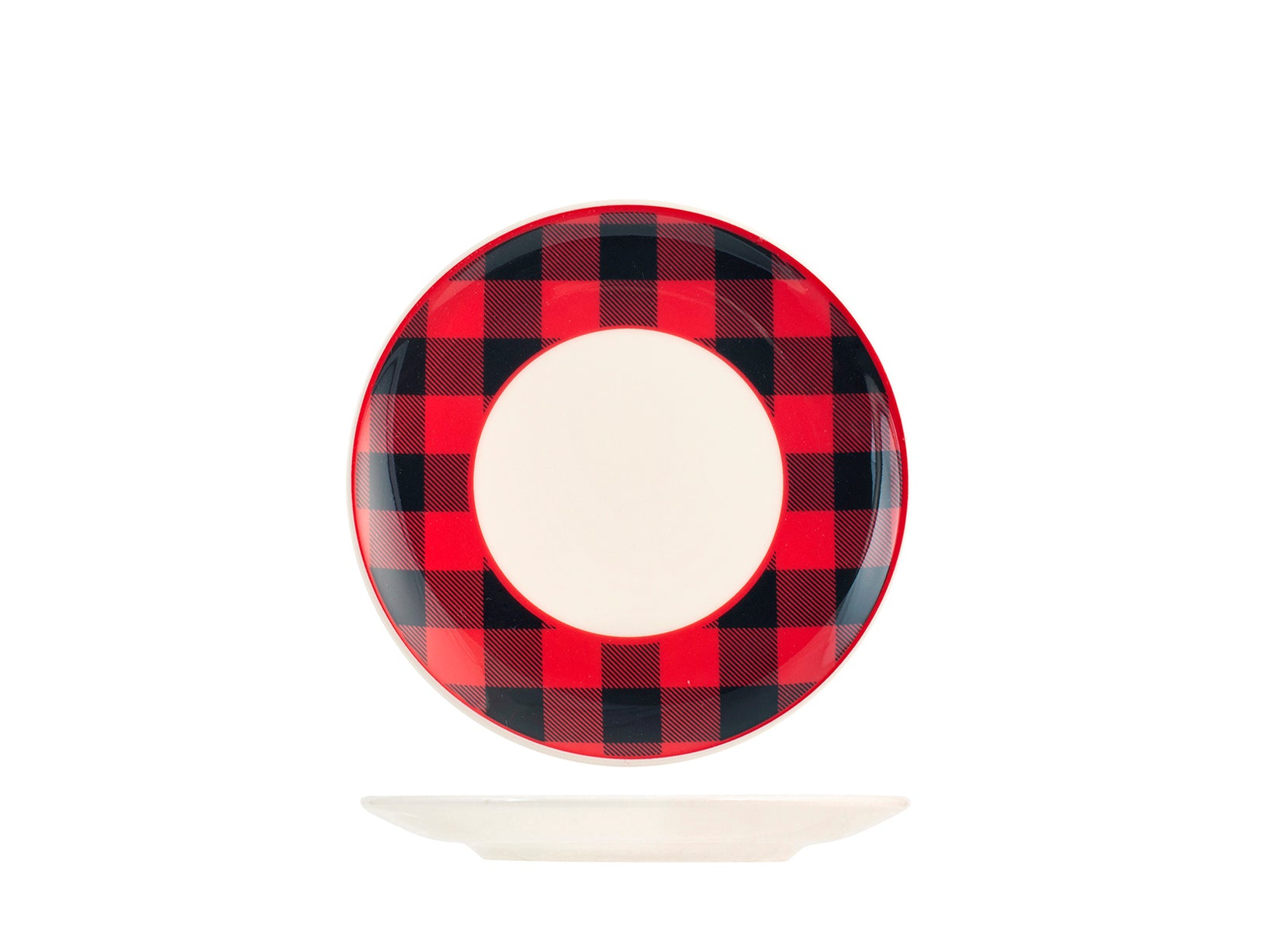 Servizio 18 pezzi tavola H&H Scotland in stoneware decorato. Composta da 6 piatti piani cm 26, 6 piatti fondi cm 20,5, 6 piatti frutta cm 19. Idoneo al lavaggio in lavastoviglie e all'uso in forno a microonde