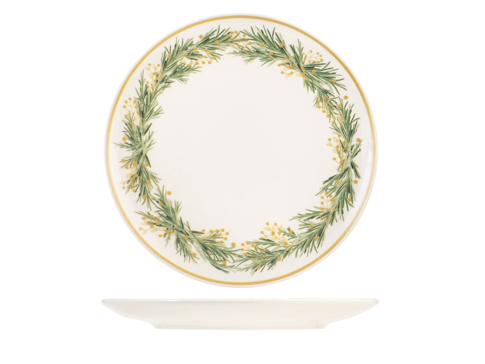 Servizio 18 pezzi tavola Royal in stoneware decorato