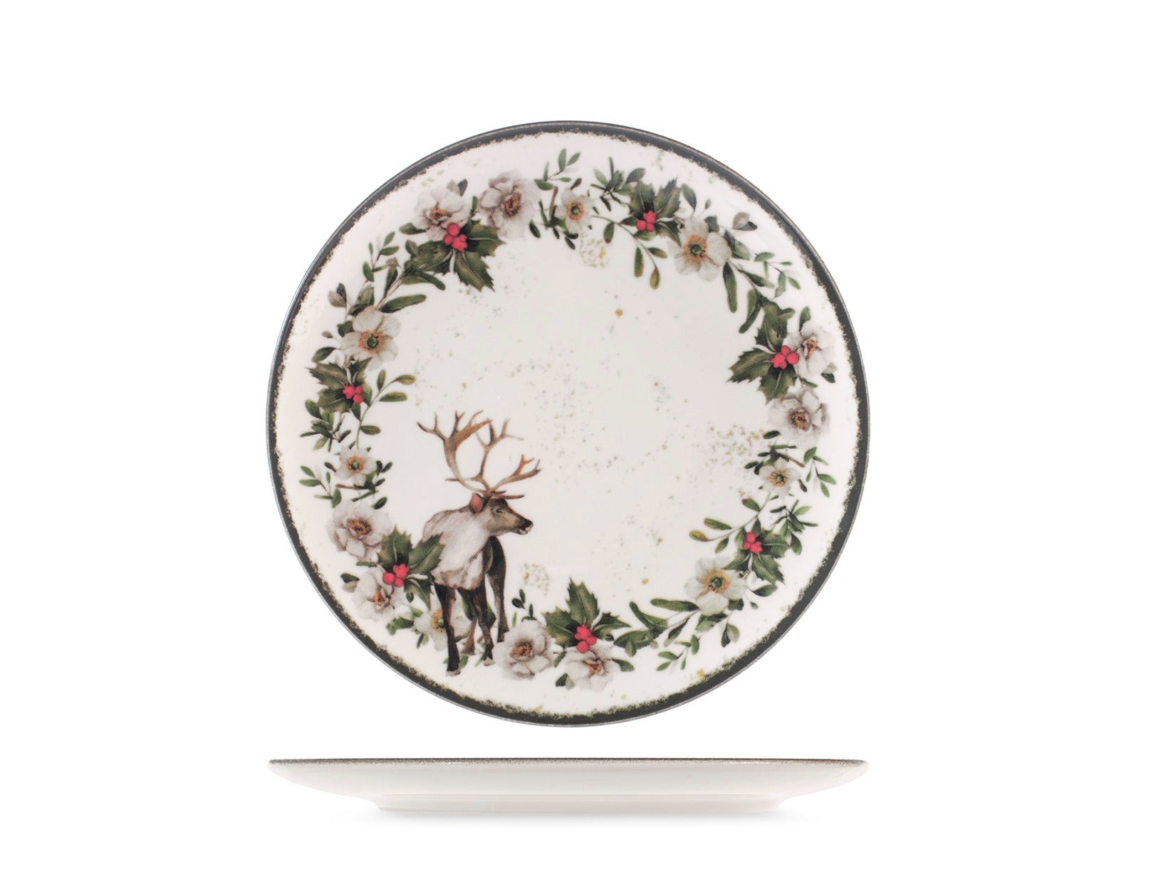 Servizio 18 pezzi tavola Garland in stoneware decorato