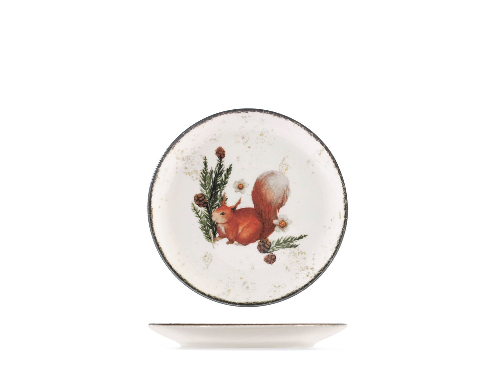 Servizio 18 pezzi tavola Garland in stoneware decorato. Composta da 6 piatti piani cm 26, 6 piatti fondi cm 20,5, 6 piatti frutta cm 19,5. Idoneo al lavaggio in lavastoviglie e all'uso in forno a microonde.