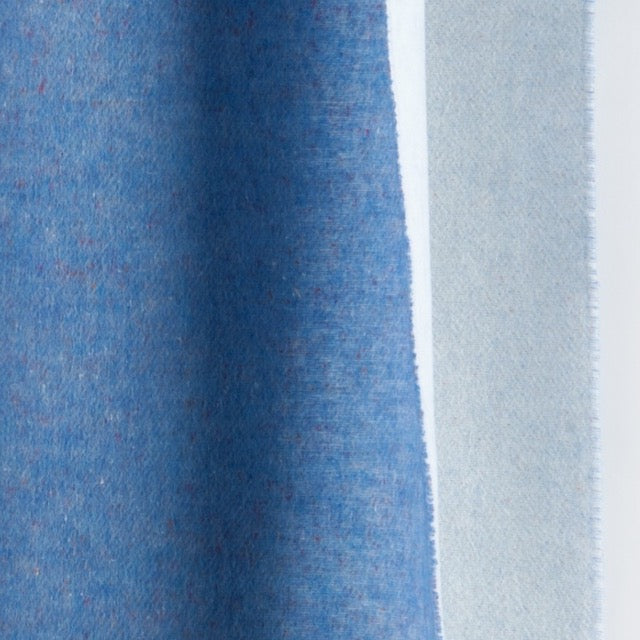 Plaid "Biella Pois" colore Sky