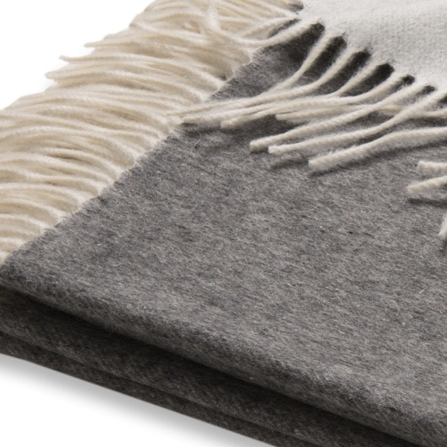 Plaid "Biella Pois" Grigio Medio