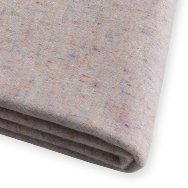 Plaid "Biella Pois" colore Madreperla