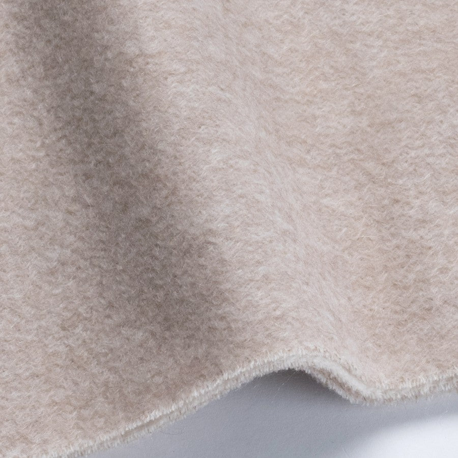 Sciarpa  "Biella Frange"  colore oyster