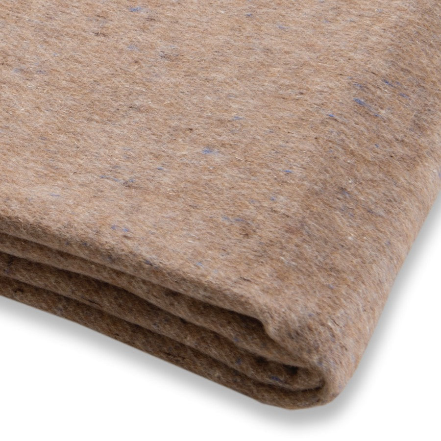 Plaid "Biella Pois" colore Tabacco