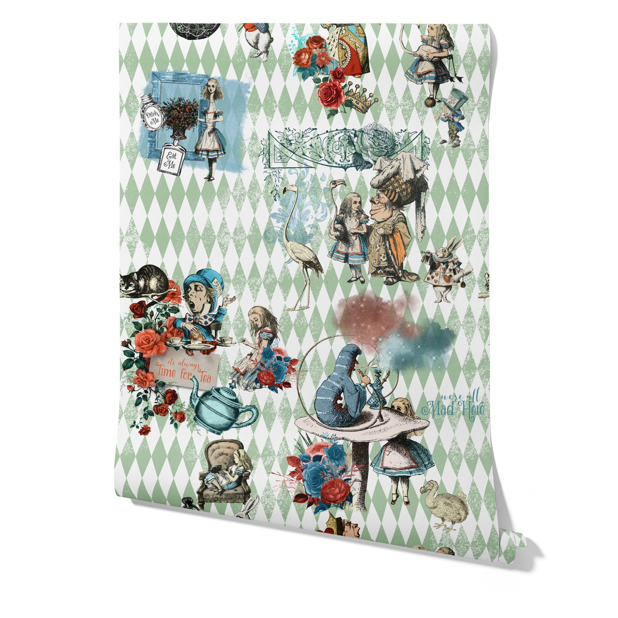 Carta da Parati Alice nel Paese delle Meraviglie - 8 fogli - 5,60 mq