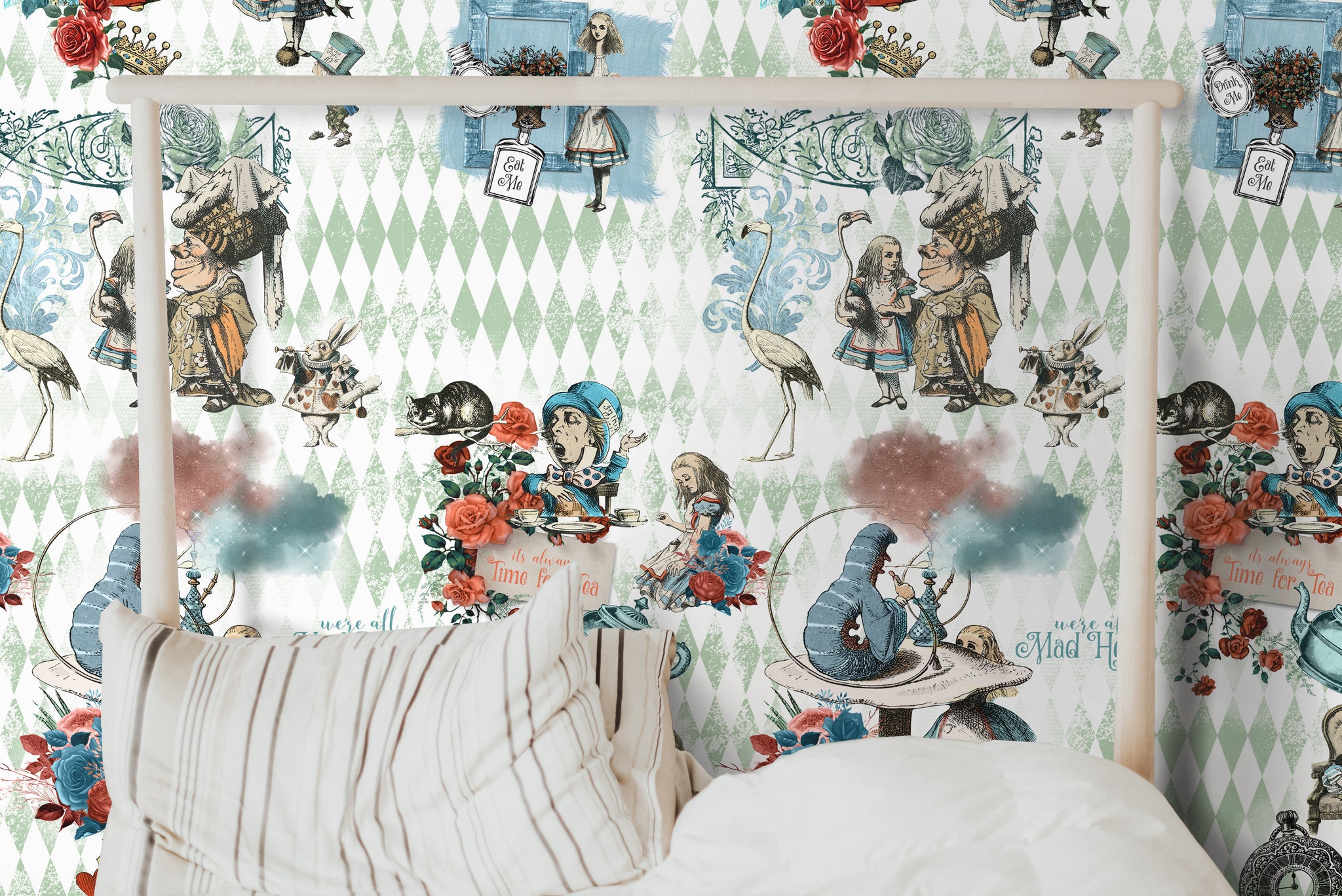 Carta da Parati Alice nel Paese delle Meraviglie - 8 fogli - 5,60 mq