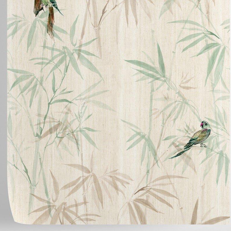 Carta da Parati Foresta Giapponese Bamboo - 8 fogli - 5,60 mq