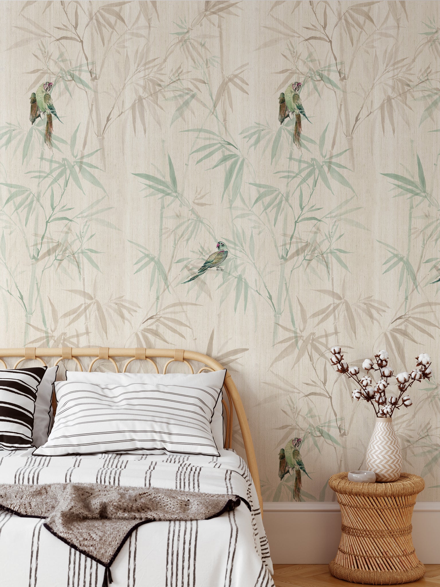 Carta da Parati Foresta Giapponese Bamboo - 8 fogli - 5,60 mq